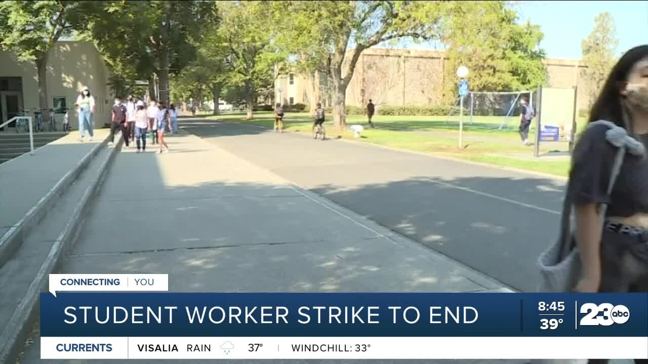 UC Students strikes to end