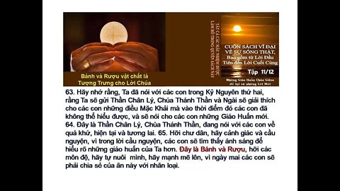 CHÚC THƯ THỨ BA. Ch.61 - Những Sự Khích Lệ và Các Cảnh Báo.P2