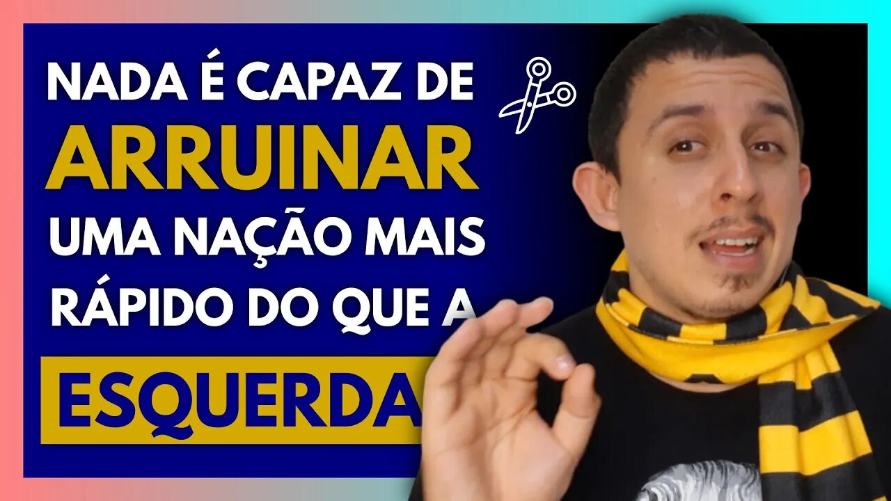 Não há esperança para o BRASIL se tivermos um GOVERNO DE ESQUERDA #Shorts