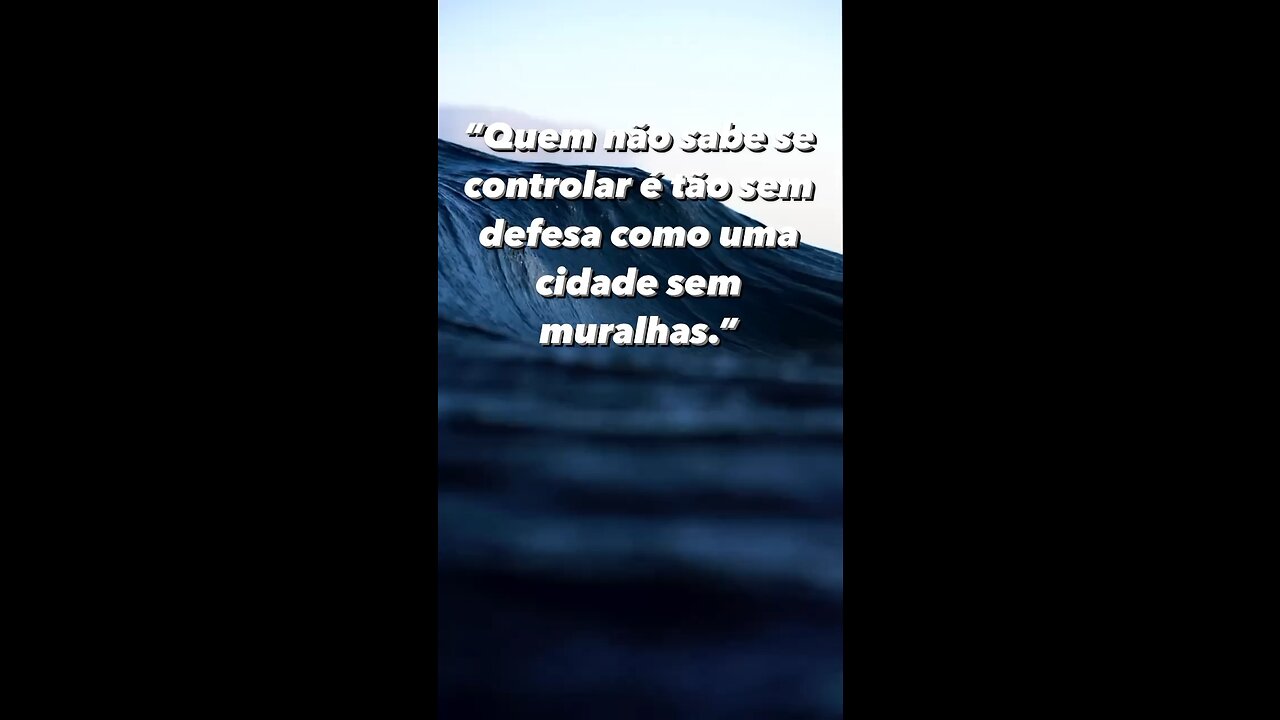 A vitória é com paciência e domínio próprio!! - Victory is with patience and self-control!!