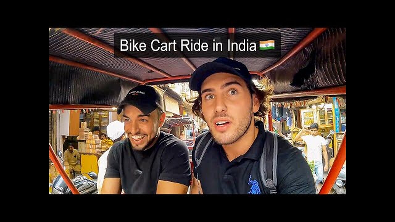 Bumpy Tricycle Ride in India (man gets rewarded) 🇮🇳