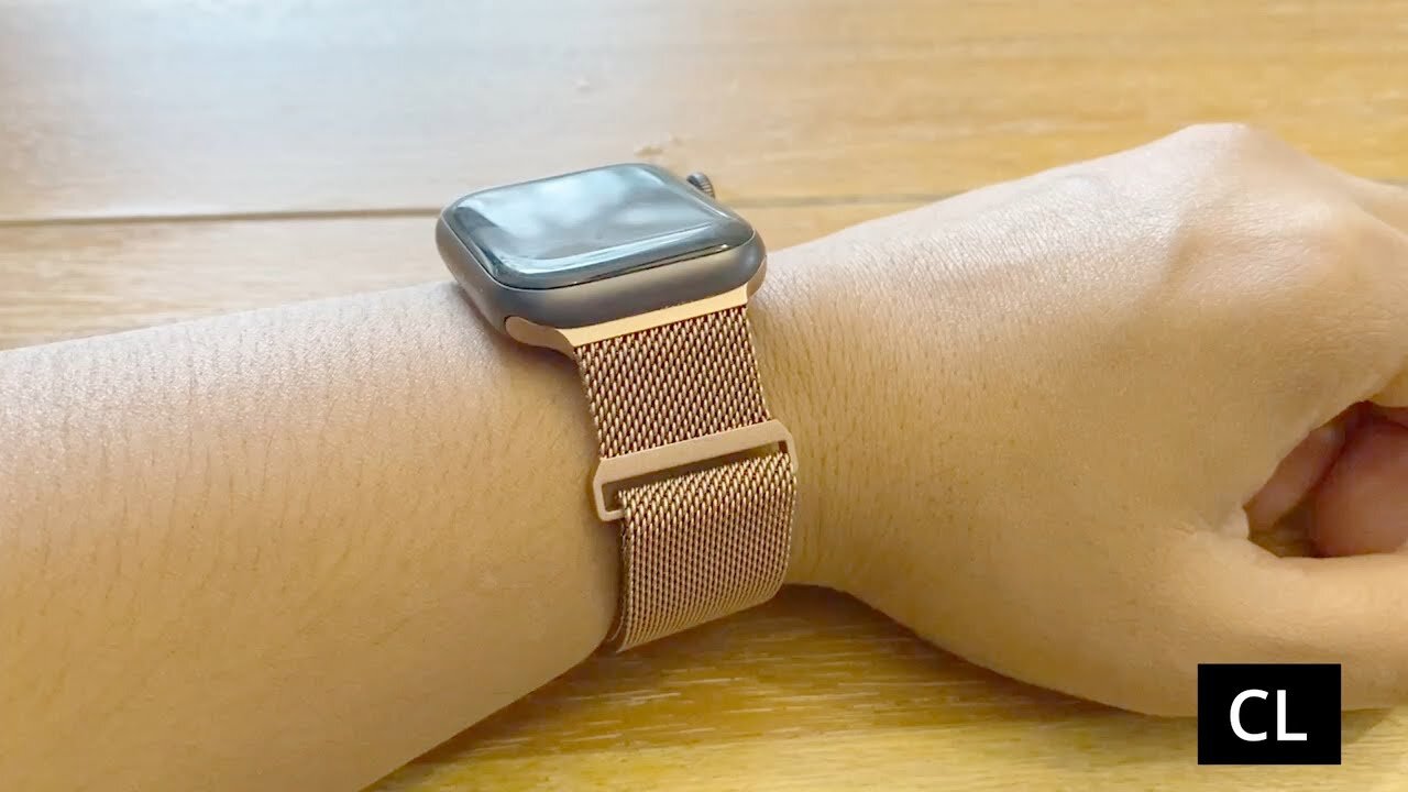 Love This Rose Gold Apple Watch Stainless Steel Mesh Loop Ma