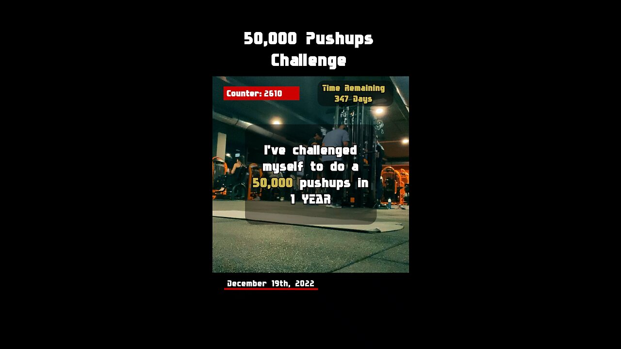 50k pushups challenge