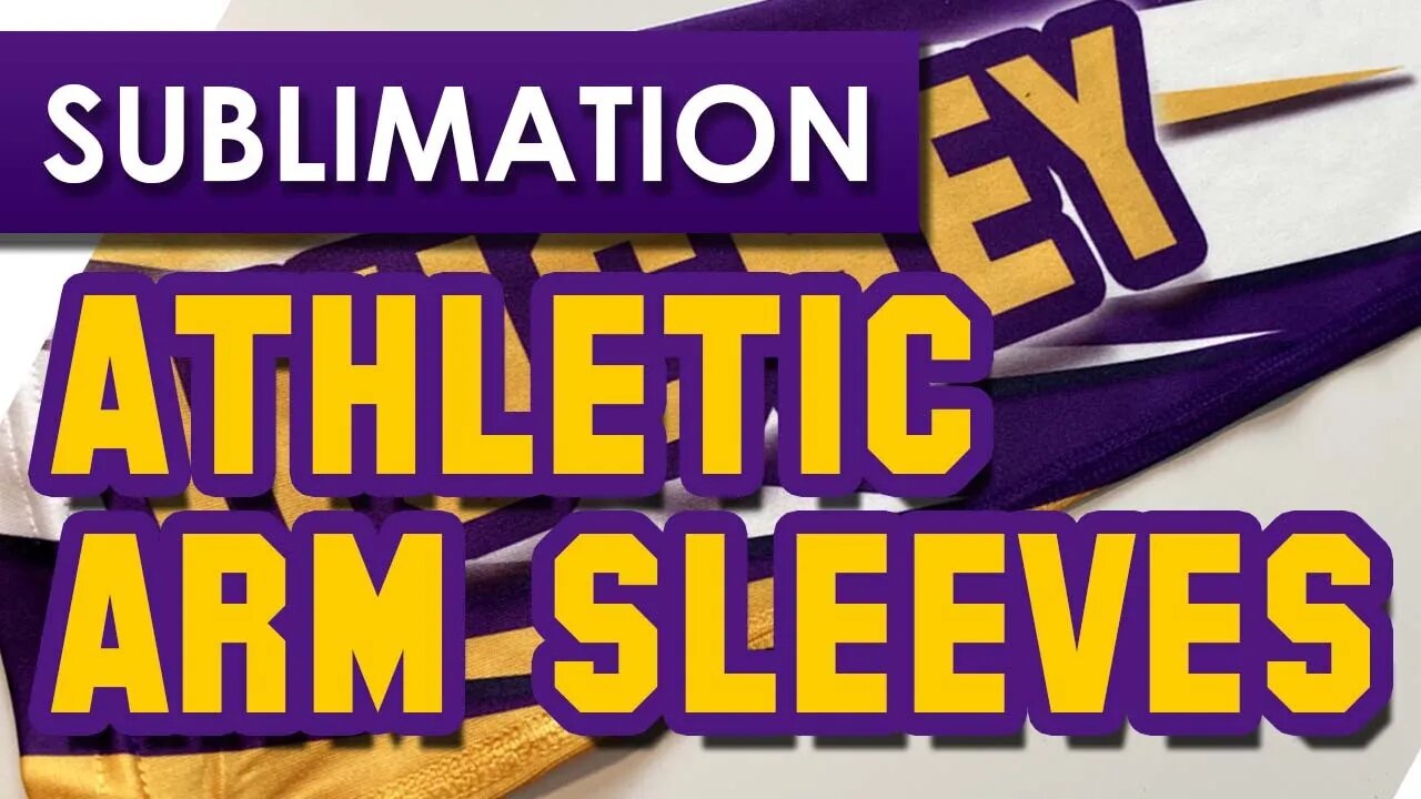 Custom Print Sublimated Athletic Arm Sleeves with Dye Sublimation!