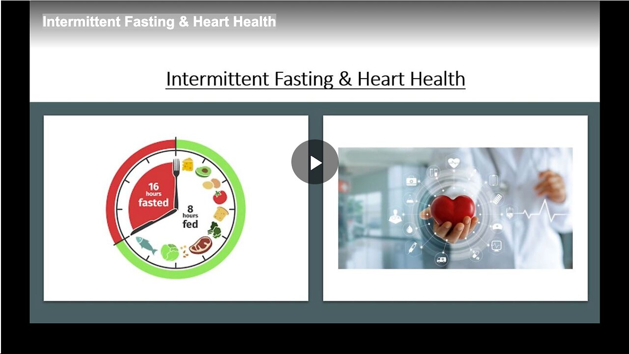 Intermittent Fasting & Heart Health