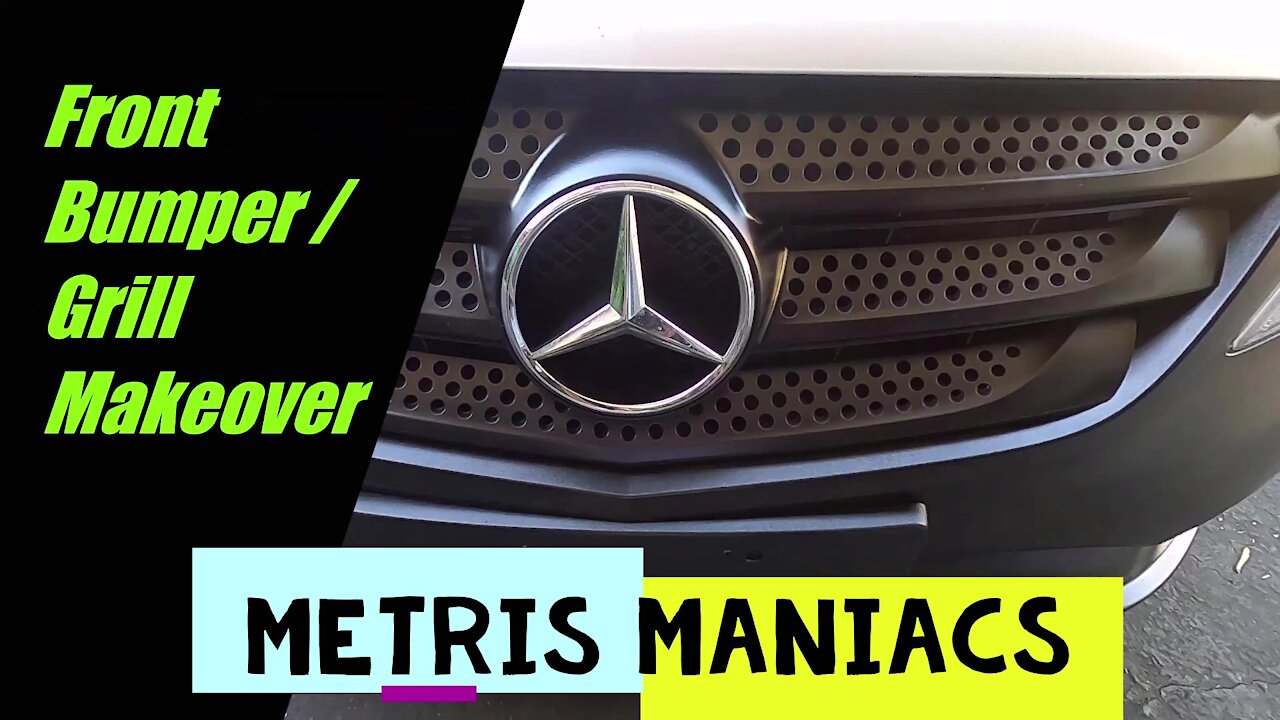 Mercedes Metris Front Bumper / Grill Makeover - How to make your bumper look new