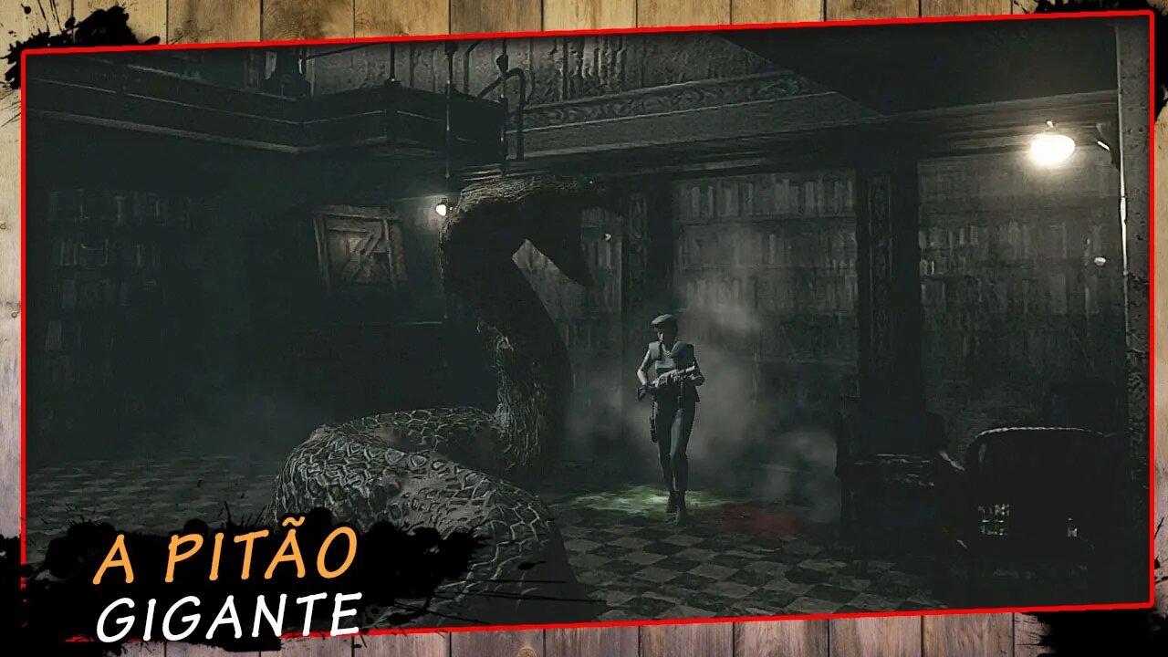 Resident Evil 1 Remastered, A pitão gigante | Gameplay PT-BR #14