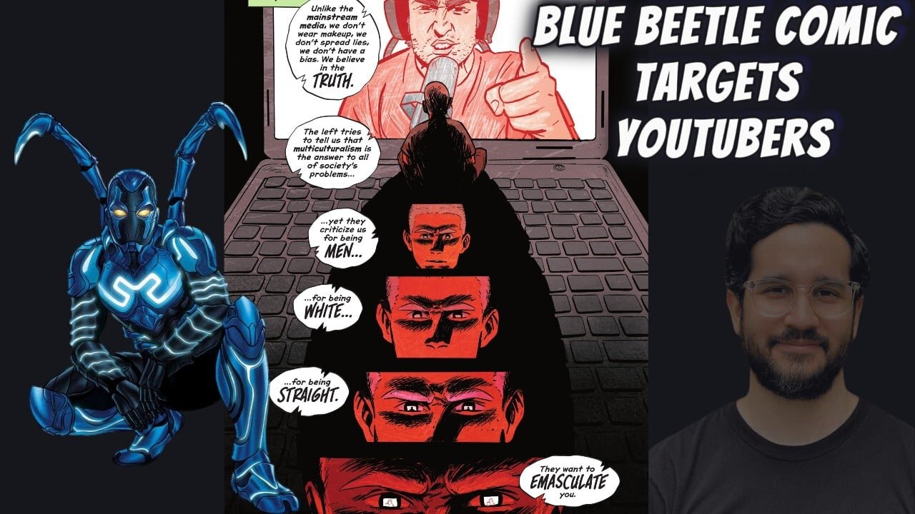 Blue Beetle comic Targets Youtuber's