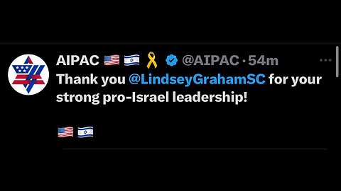 AIPAC congratulates Lindsey Graham!