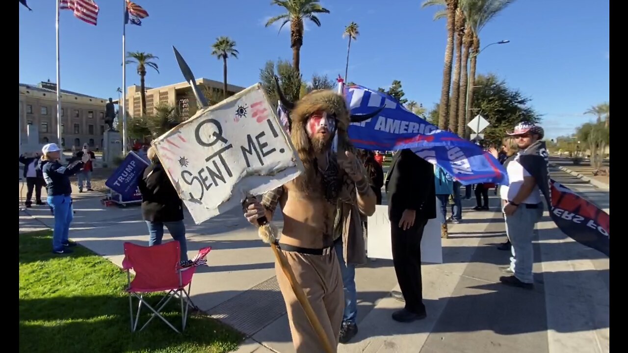 EXCLUSIVE: QAnon Shaman Jacob Chansley Dancing In AZ 1 Week Before J6