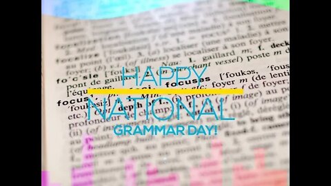 National Grammar Day