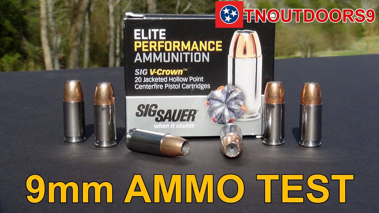 9mm SIG V-CROWN JHP Ammo Review