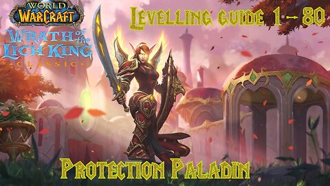 Ep#3 World of Warcraft| WotLK Classic: Fresh Blood Elf Protection Paladin adventure to 80