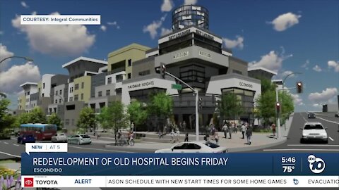 Old Palomar Hospital redevelopment begins Friday