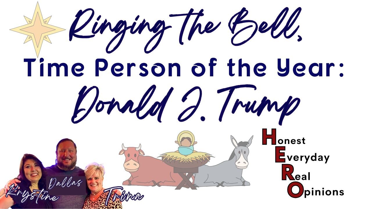 Titles: Bell Ringer, Time Person of the Year, Burger Flipper, Survivor, POTUS (2x): Donald J Trump