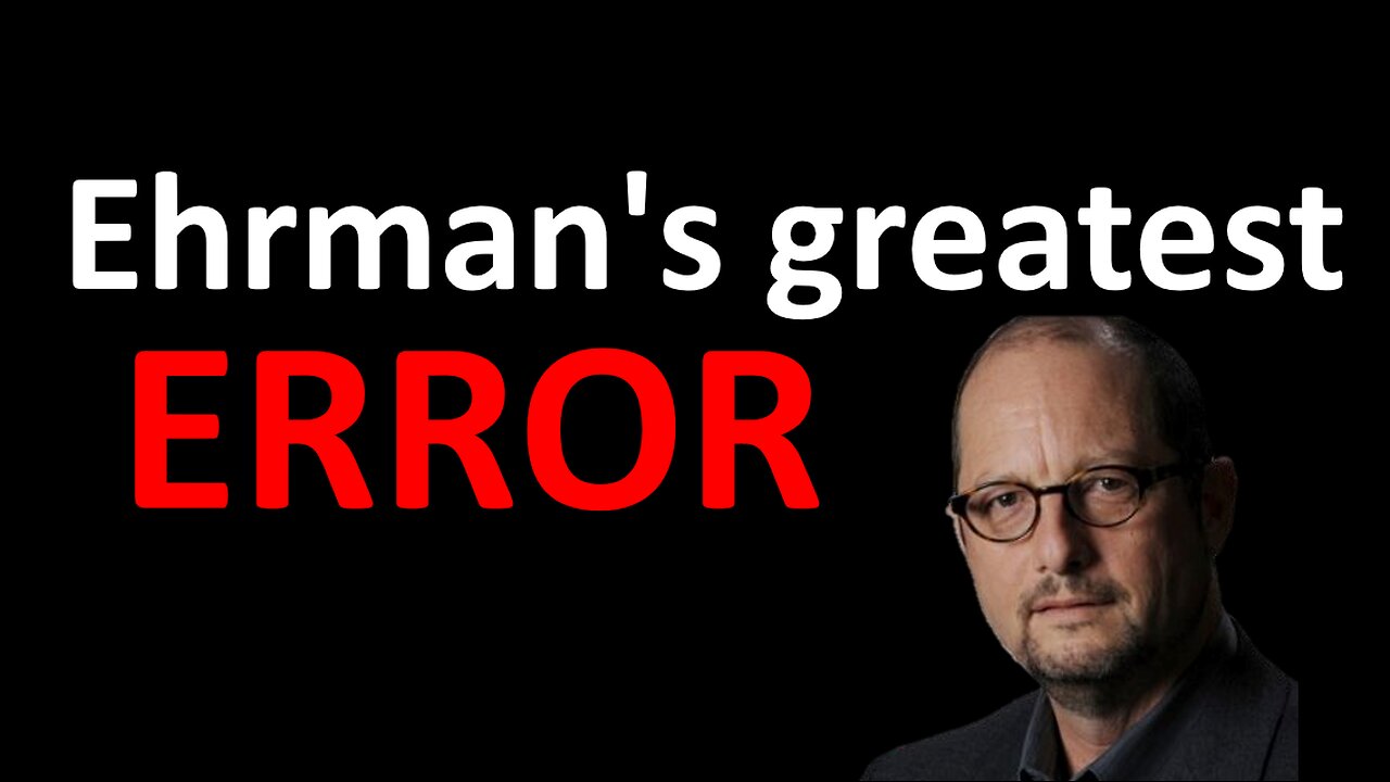 Harry Stark- Bart Ehrman & the Laws of Nature