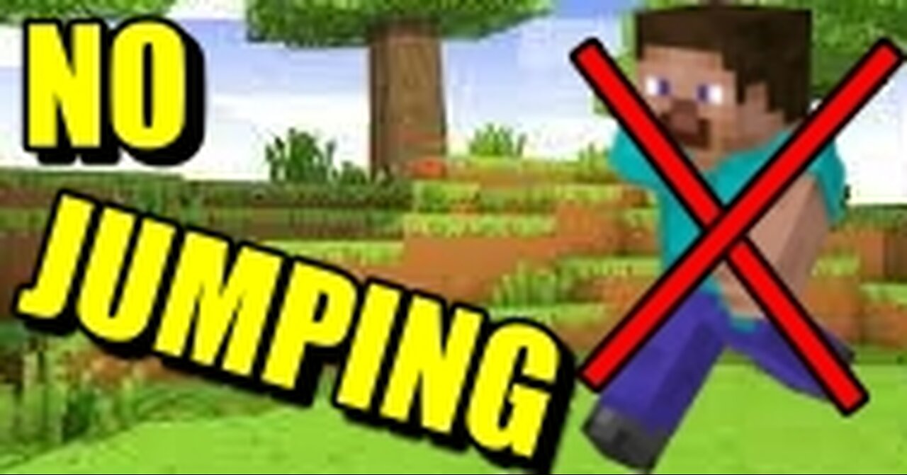 Losing My Mind Playing Minecraft But I Can't Jump!!