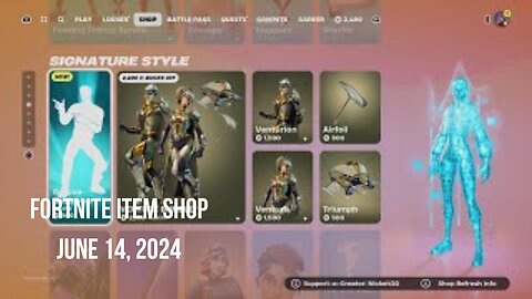 Fortnite Item Shop|June 14, 2024(*New* Groove Destroyer Emote)