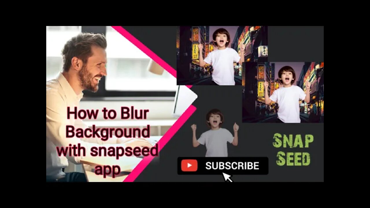 How to blur background in snapseed app #snapseed #qisaqtech||2021