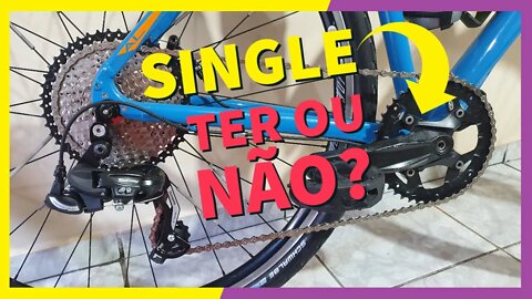 Vale a pena ter só uma coroa na bicicleta, pedivela single?