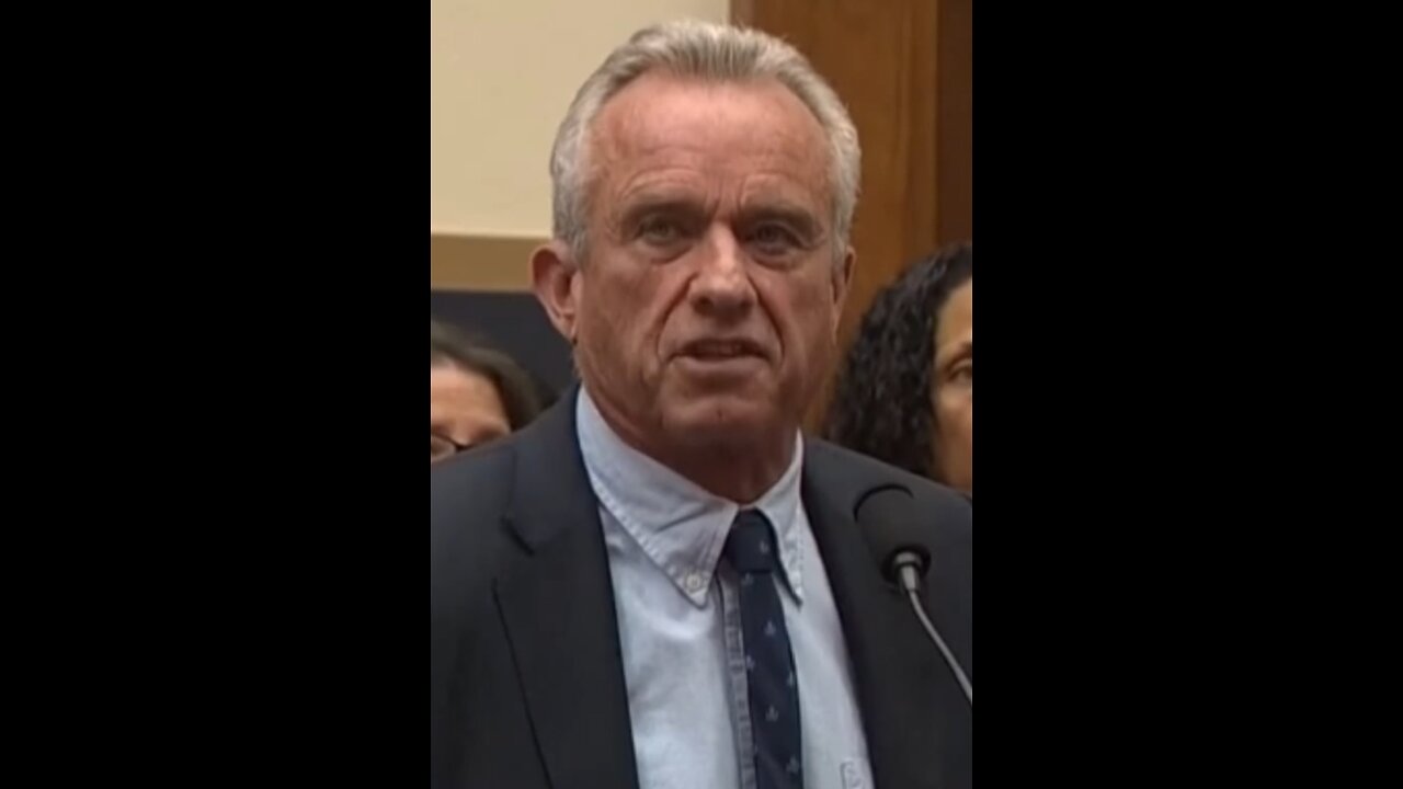 RFK jr If I believe those things about myself, I wouldn't want to hear me either!