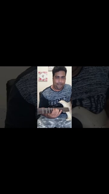 Improviso numa base estilo Greg Howe #greghowe #guitarra #shorts #music #fy #viralshorts