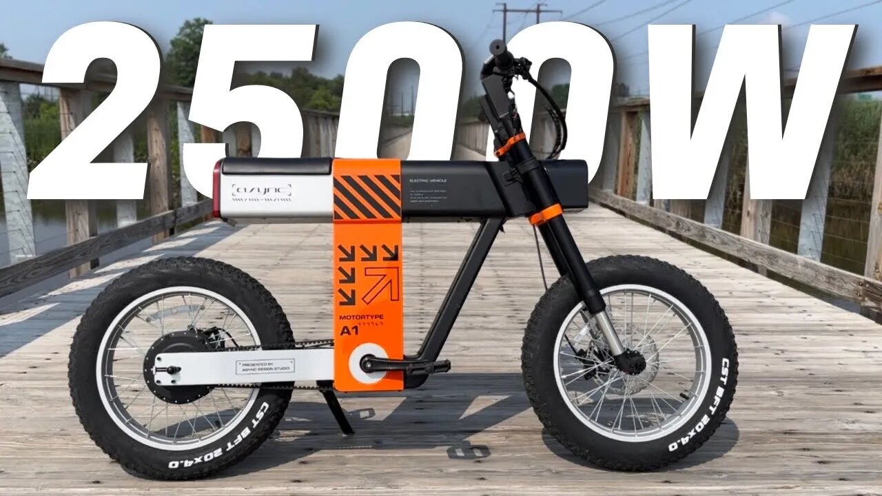 THIS BIKE GOES 36MPH WITH 150 MILES OF RANGE! // * Async A1 Pro *