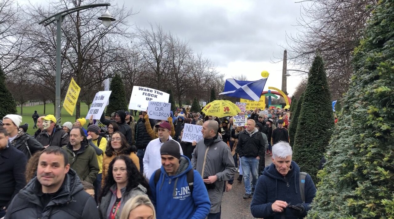 Video Highlights - Glasgow Worldwide Freedom Rally 22nd Jan 2022