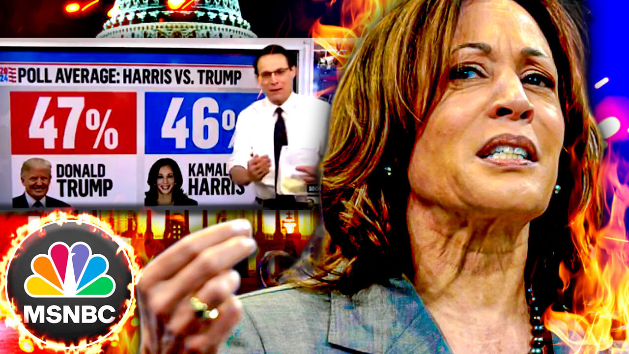 MSNBC PANICS over Kamala Harris TRAINWRECK!!!