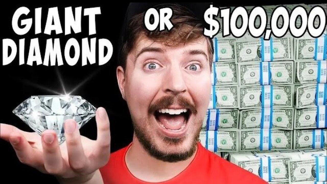 Would You Rather Have A Giant Diamond or $100,000?