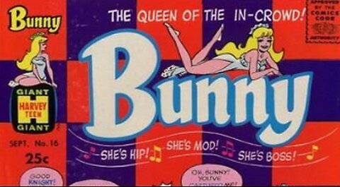 1966 BUNNY Harvey Comics Group