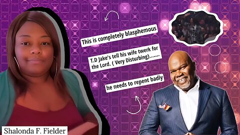 T.D Jake's tell his wife twerk for the Lord (This is Very Disturbing)Blasphemous