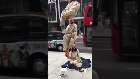 Artistas de rua e seus talentos