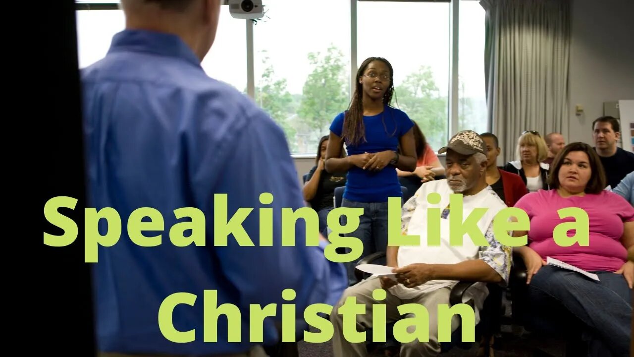 Speaking Like a Christian | Ilelemwanta Nomaren