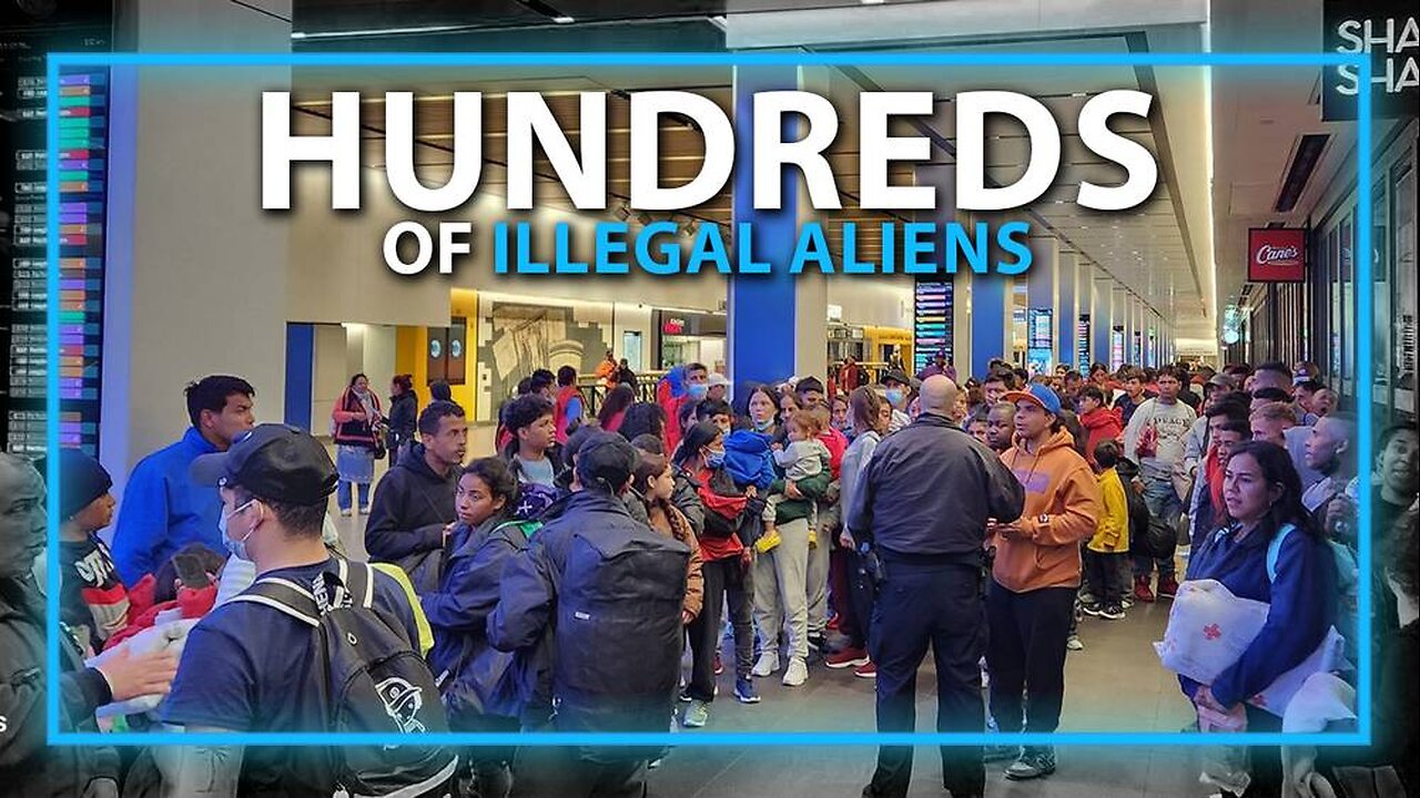 SHOCK VIDEO: Hundreds of Illegal Aliens Flood Penn Station In NYC