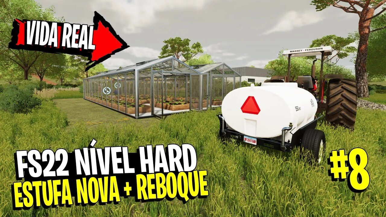 ▶️Comprei uma estufa para produção de alface FARMING SIMULATOR 22