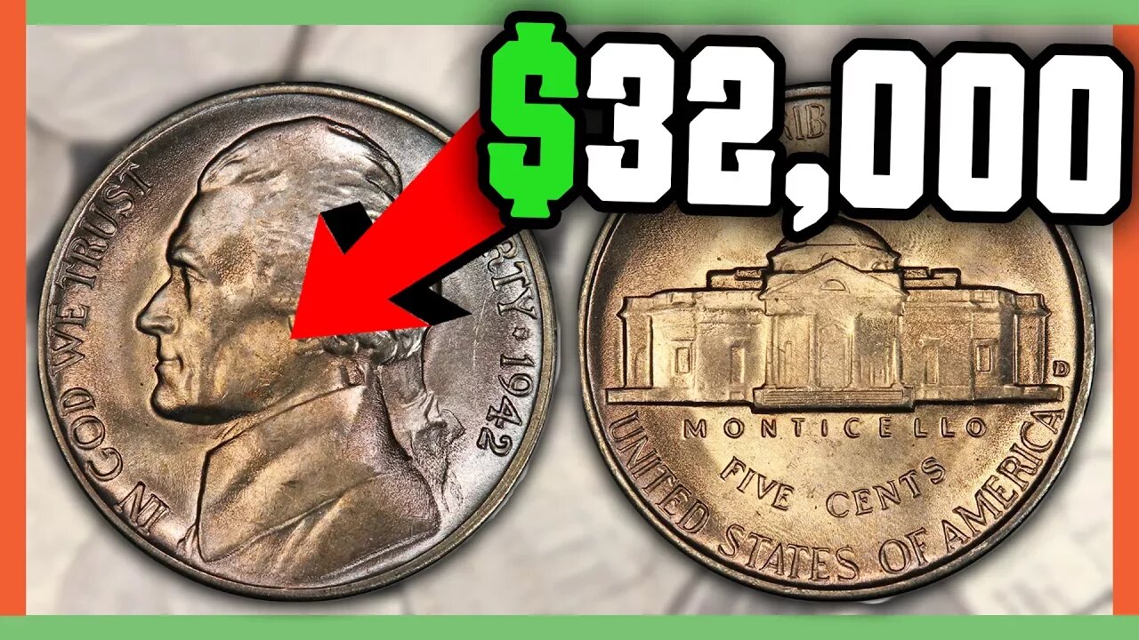 $32,000 RARE NICKEL - FULL STEP JEFFERSON NICKELS WORTH MONEY!!