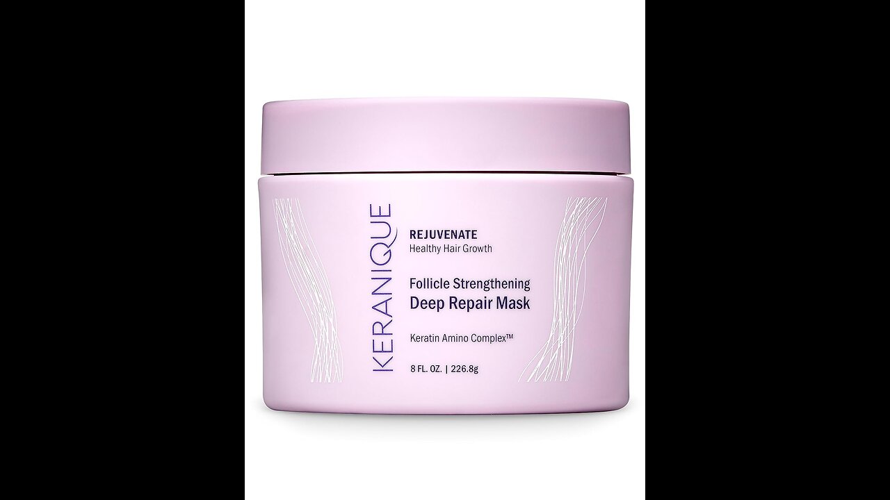 Keranique Hair Mask: Deep Repair & Hydration for Dry, Damaged Hair -