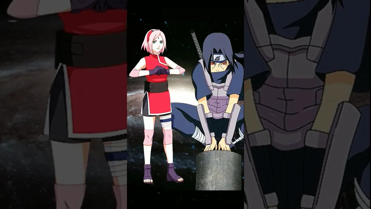 WHO IS STRONGEST?? ITACHI VS SAKURA.#shorts