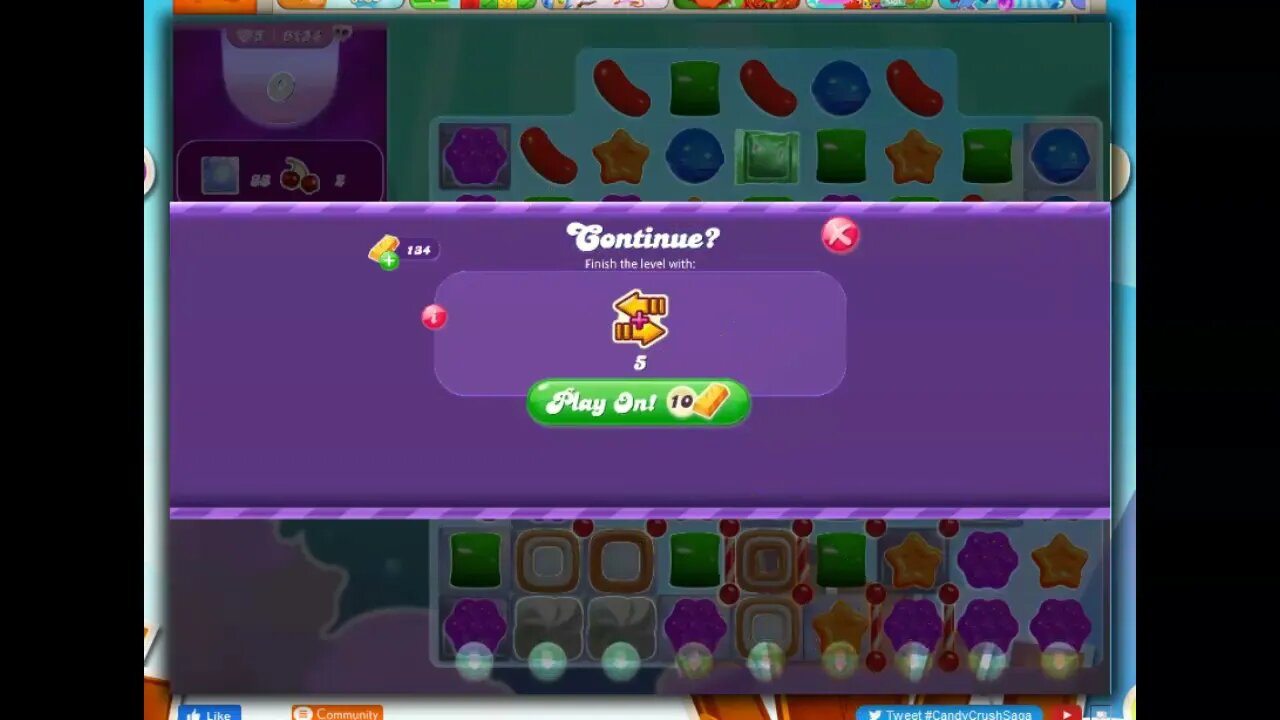 Candy Crush Level 6154 Talkthrough, 28 Moves 0 Boosters