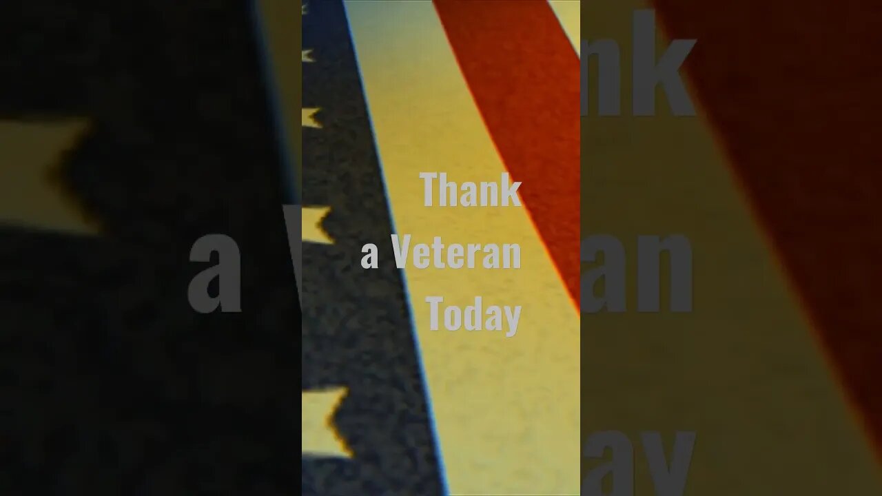 Thank a veteran today, its easy