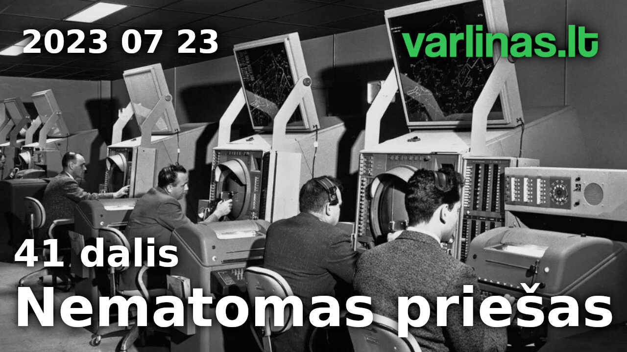 Varlinas tiesiogiai - 2023 07 23 - Nematomas priešas 41d. (Dievų taryba) ir klausimai - atsakymai