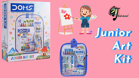 Junior Art Kit | Let's Draw and Color Various Pictures Together | DOMS