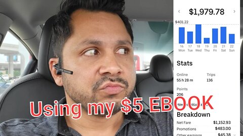 $1979 ridesharing in a Tesla rental