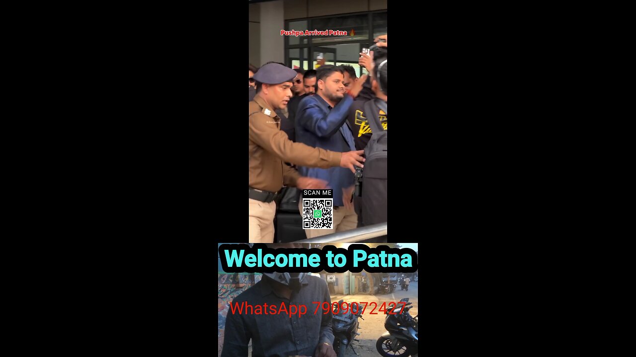 Allu Arjun & Rashmika Mandana Arrived Patna ️ ️#alluarjun #rashmikamandanna #pushpa #pushpa2 #ree