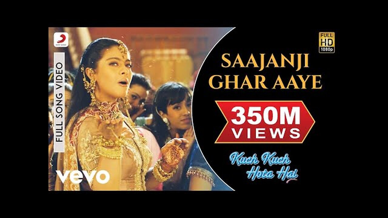 Saajanji Ghar Aaye Full Video - Kuch Kuch Hota Hai|Shah Rukh Khan,Kajol|Alka Yagnik