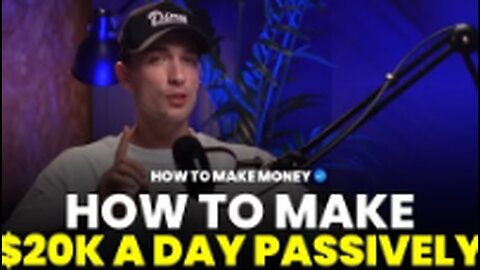 Luke Belmar on How to Generate $100 000 a Day Passive Income🤑MUST WATCH