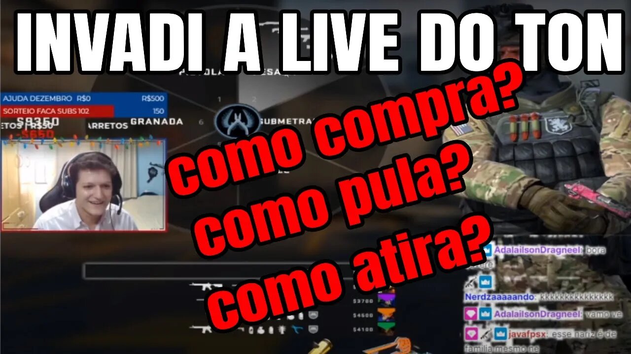 INVADI A LIVE DO @tonzera