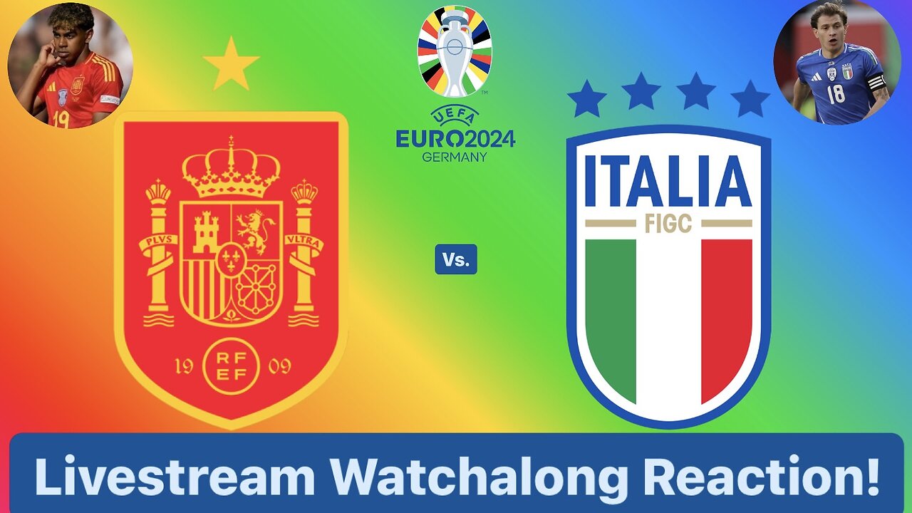 Spain Vs. Italy UEFA Euro 2024 Group B Livestream Watchalong Reaction