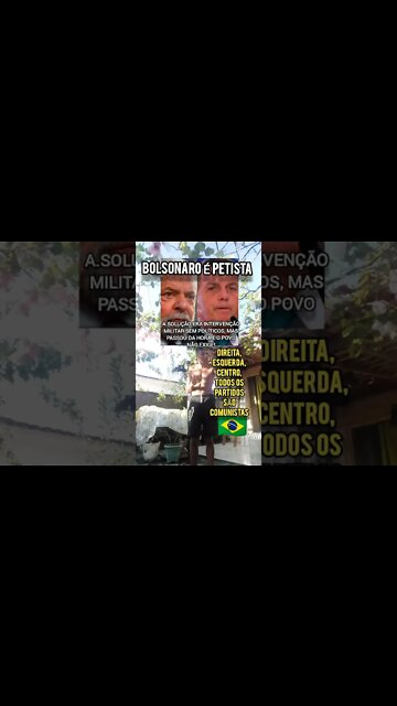 BOLSONARO É PETISTA! TUDO TEATRO PRO GADO DA DIREITA E ESQUERDA E CENTRO
